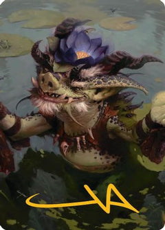 Ignoble Hierarch Art Card (Gold-Stamped Signature) (50) [Art Series: Lorwyn Eclipsed] - Deck Out Gaming