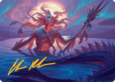 Eclipsed Merrow Art Card (Gold-Stamped Signature) (22) [Art Series: Lorwyn Eclipsed] - Deck Out Gaming