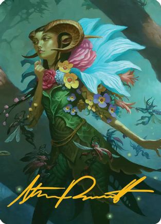 Maralen, Fae Ascendant Art Card (Gold-Stamped Signature) (24) [Art Series: Lorwyn Eclipsed] - Deck Out Gaming