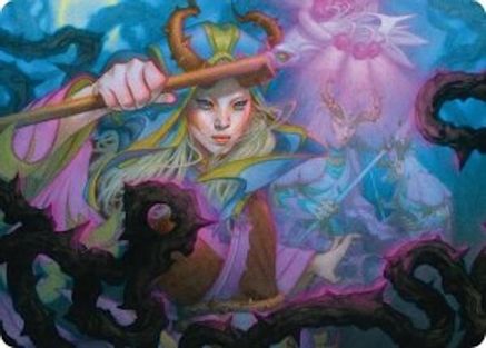 Stoic Grove-Guide Art Card (25) [Art Series: Lorwyn Eclipsed] - Deck Out Gaming