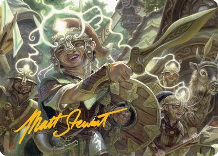 Thoughtweft Lieutenant Art Card (Gold-Stamped Signature) (26) [Art Series: Lorwyn Eclipsed] - Deck Out Gaming