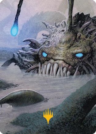 Deceit Art Card (Gold-Stamped Planeswalker Symbol) (35) [Art Series: Lorwyn Eclipsed] - Deck Out Gaming
