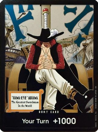 DON!! Card (Dracule Mihawk) [The Azure Sea's Seven] Foil
