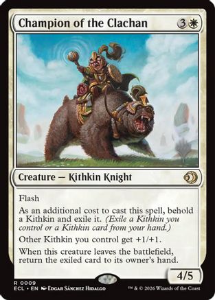 Champion of the Clachan (9) [Promo Pack: Lorwyn Eclipsed] foil - Deck Out Gaming