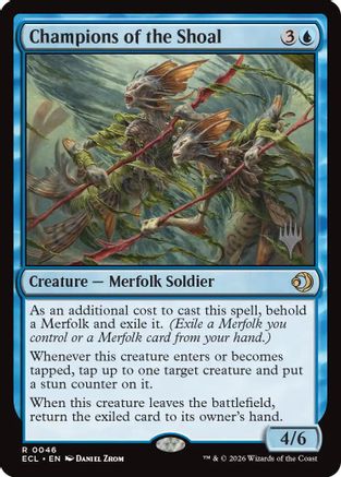 Champions of the Shoal (46) [Promo Pack: Lorwyn Eclipsed] foil - Deck Out Gaming