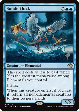 Sunderflock (74) [Promo Pack: Lorwyn Eclipsed] - Deck Out Gaming