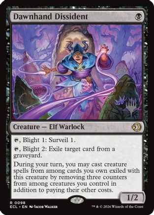 Dawnhand Dissident (98) [Promo Pack: Lorwyn Eclipsed] foil - Deck Out Gaming