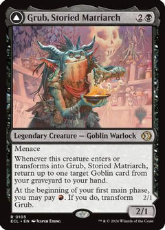 Grub, Storied Matriarch (105) [Promo Pack: Lorwyn Eclipsed] - Deck Out Gaming