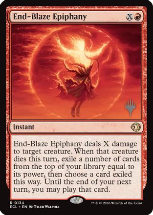 End-Blaze Epiphany (134) [Promo Pack: Lorwyn Eclipsed] - Deck Out Gaming