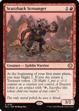 Scuzzback Scrounger (153) [Promo Pack: Lorwyn Eclipsed] foil - Deck Out Gaming