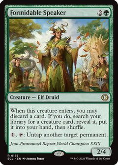 Formidable Speaker (176) [Promo Pack: Lorwyn Eclipsed] - Deck Out Gaming
