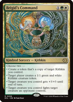Brigid's Command (208) [Promo Pack: Lorwyn Eclipsed] foil - Deck Out Gaming