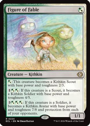 Figure of Fable (224) [Promo Pack: Lorwyn Eclipsed] foil - Deck Out Gaming