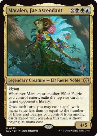 Maralen, Fae Ascendant (233) [Promo Pack: Lorwyn Eclipsed] foil - Deck Out Gaming
