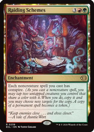 Raiding Schemes (239) [Promo Pack: Lorwyn Eclipsed] - Deck Out Gaming