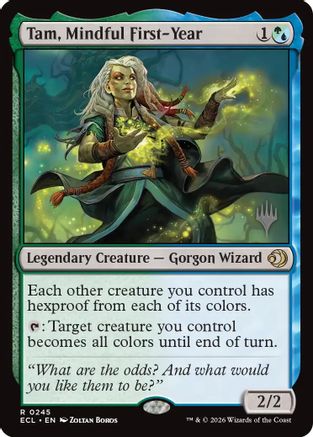 Tam, Mindful First-Year (245) [Promo Pack: Lorwyn Eclipsed] foil - Deck Out Gaming