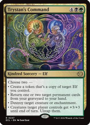 Trystan's Command (247) [Promo Pack: Lorwyn Eclipsed] foil - Deck Out Gaming