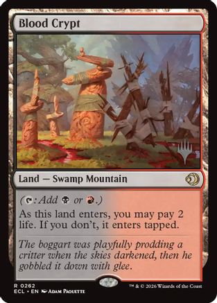 Blood Crypt (262) [Promo Pack: Lorwyn Eclipsed] - Deck Out Gaming