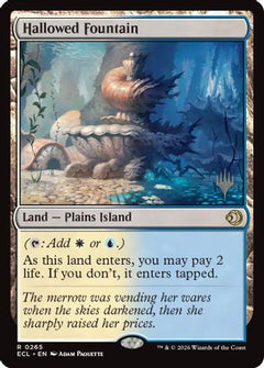 Hallowed Fountain (265) [Promo Pack: Lorwyn Eclipsed] - Deck Out Gaming
