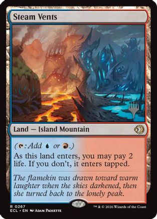 Steam Vents (267) [Promo Pack: Lorwyn Eclipsed] - Deck Out Gaming