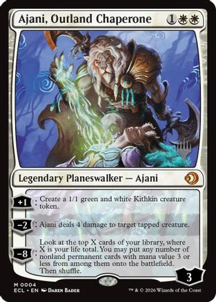 Ajani, Outland Chaperone (4) [Promo Pack: Lorwyn Eclipsed] - Deck Out Gaming