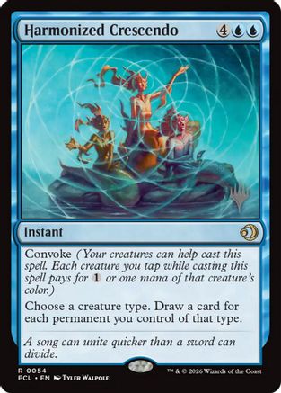 Harmonized Crescendo (54) [Promo Pack: Lorwyn Eclipsed] - Deck Out Gaming
