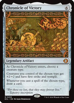 Chronicle of Victory (253) [Promo Pack: Lorwyn Eclipsed] foil - Deck Out Gaming