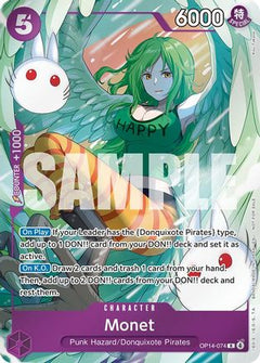 Monet (Dash Pack) (OP14-074) [The Azure Sea's Seven] Foil - Deck Out Gaming