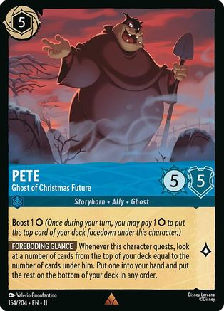 Pete - Ghost of Christmas Future (154/204) [Winterspell] - Deck Out Gaming