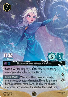 Elsa - Ice Maker (Foil) (2) [Disney Lorcana Promo Cards] Holofoil - Deck Out Gaming