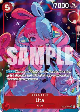 Uta (003) (Alternate Art) (EB03-003) [Extra Booster: One Piece Heroines Edition] Foil-1