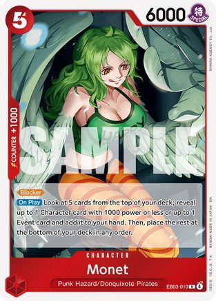 Monet (EB03-010) [Extra Booster: One Piece Heroines Edition] Foil