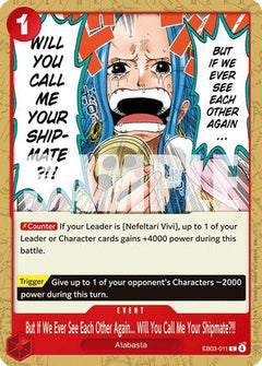 But If We Ever See Each Other Again... Will You Call Me Your Shipmate?!! (EB03-011) [Extra Booster: One Piece Heroines Edition]-1