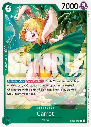 Carrot (EB03-013) [Extra Booster: One Piece Heroines Edition] Foil