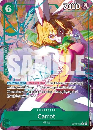 Carrot (Alternate Art) (EB03-013) [Extra Booster: One Piece Heroines Edition] Foil