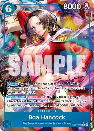 Boa Hancock (Alternate Art) (EB03-026) [Extra Booster: One Piece Heroines Edition] Foil-1