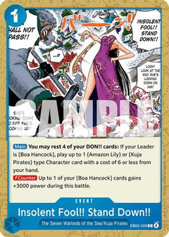 Insolent Fool!! Stand Down!! (EB03-029) [Extra Booster: One Piece Heroines Edition]-1