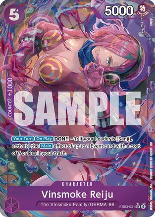 Vinsmoke Reiju (Alternate Art) (EB03-031) [Extra Booster: One Piece Heroines Edition] Foil-1