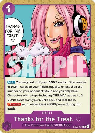 Thanks for the Treat. (EB03-038) [Extra Booster: One Piece Heroines Edition]-1