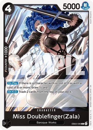 Miss Doublefinger(Zala) (EB03-046) [Extra Booster: One Piece Heroines Edition]-1