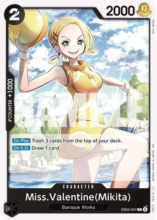 Miss.Valentine(Mikita) (EB03-047) [Extra Booster: One Piece Heroines Edition]-1