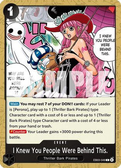 I Knew You People Were Behind This. (EB03-049) [Extra Booster: One Piece Heroines Edition]-1