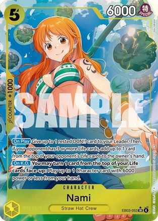 Nami (053) (Alternate Art) (EB03-053) [Extra Booster: One Piece Heroines Edition] Foil-1