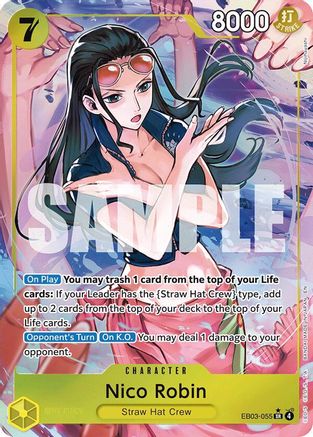 Nico Robin (055) (Alternate Art) (EB03-055) [Extra Booster: One Piece Heroines Edition] Foil