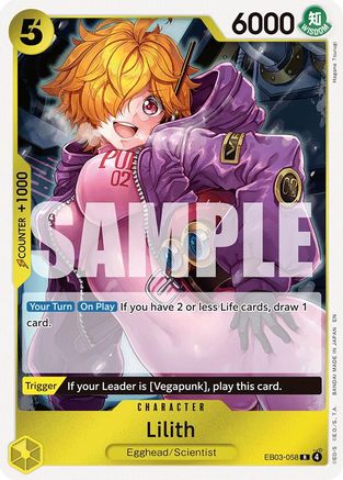 Lilith (EB03-058) [Extra Booster: One Piece Heroines Edition] Foil