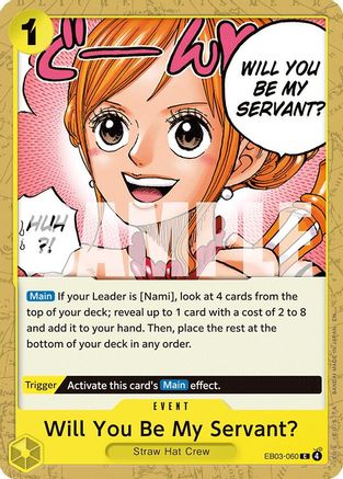 Will You Be My Servant? (EB03-060) [Extra Booster: One Piece Heroines Edition]-1