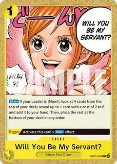 Will You Be My Servant? (EB03-060) [Extra Booster: One Piece Heroines Edition]-1