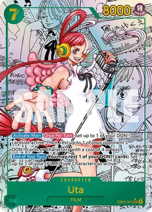 Uta (061) (Manga) (EB03-061) [Extra Booster: One Piece Heroines Edition] Foil