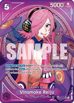Vinsmoke Reiju (SP) (EB03-031) [Extra Booster: One Piece Heroines Edition] Foil