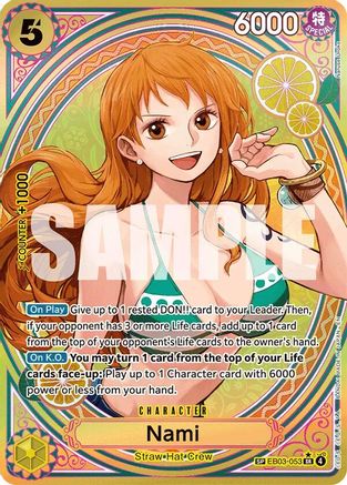 Nami (053) (SP) (EB03-053) [Extra Booster: One Piece Heroines Edition] Foil